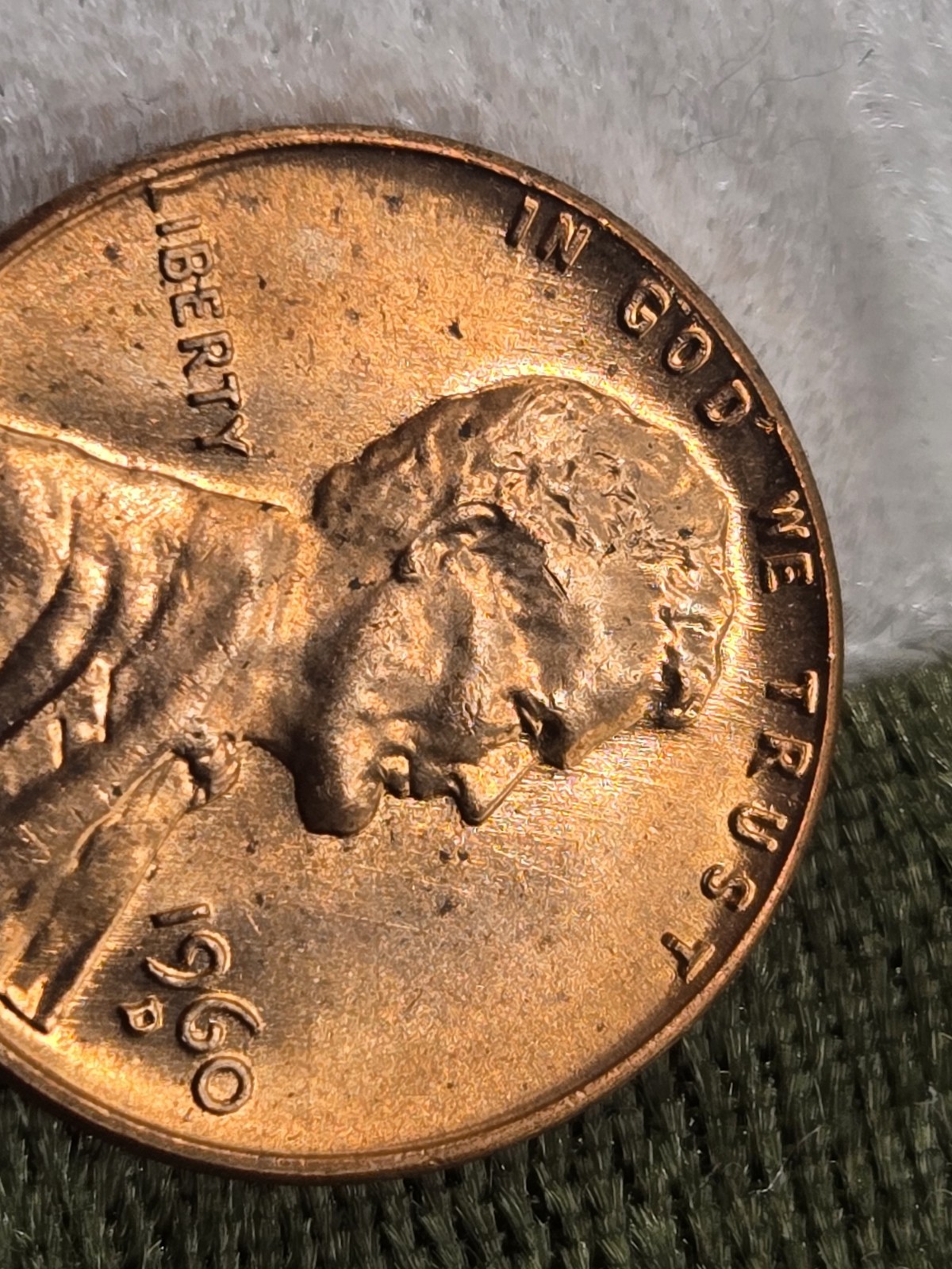 1960 D Lincoln Memorial Cent