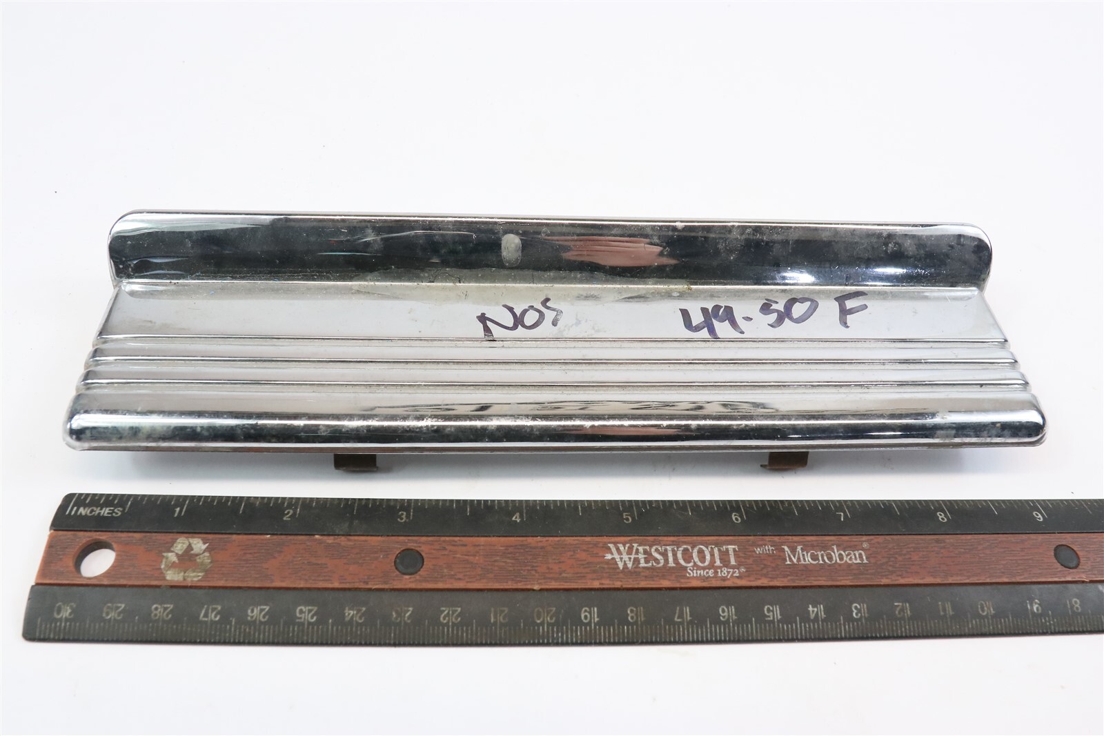 1949-1950 FRAZER NOS OEM ORIGINAL DASH RADIO DELETE  NEW NICE
