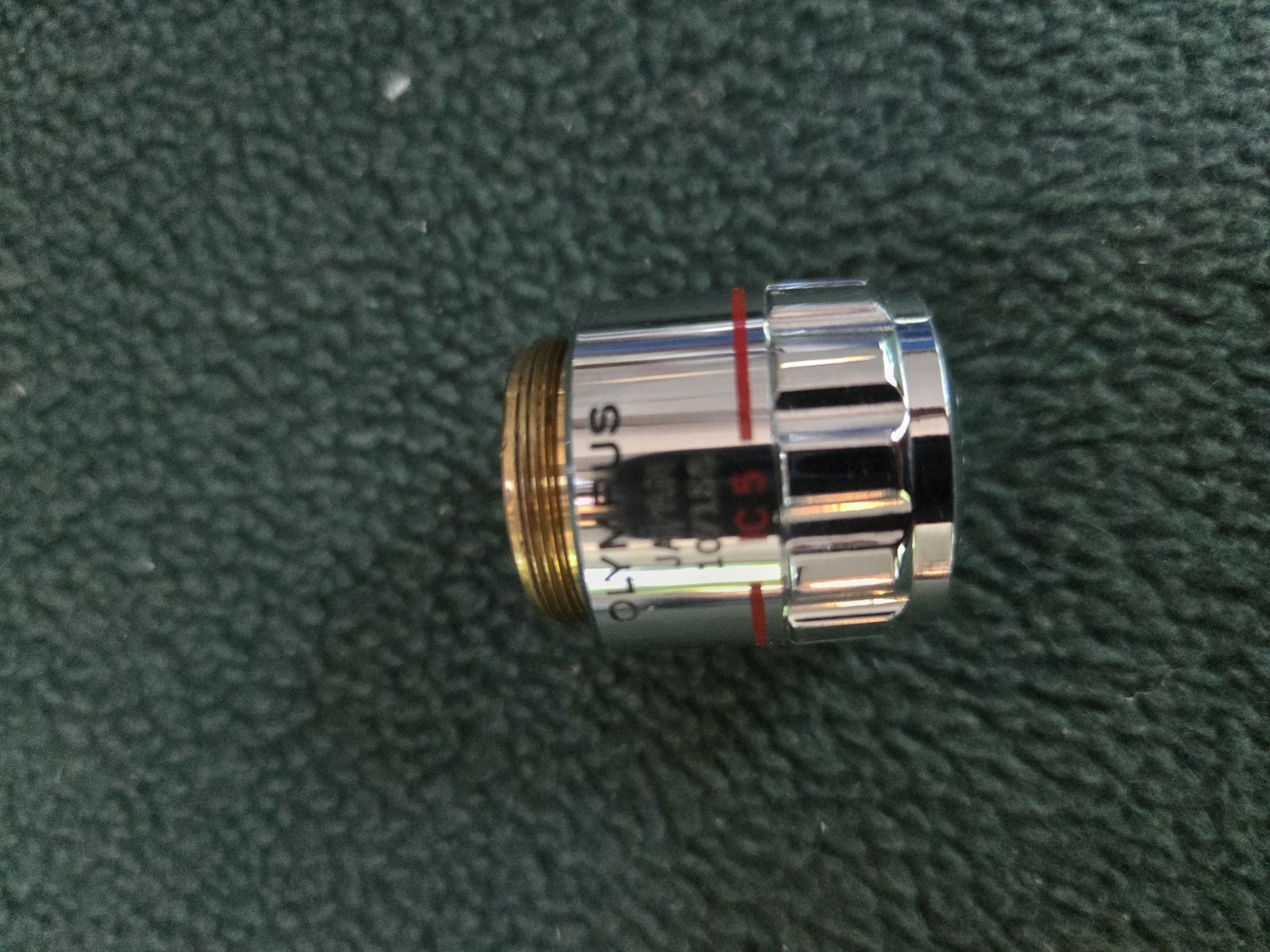 Olympus MS Plan 5x 0.13 Infinity IC5/- 180mm Microscope Objective Lens