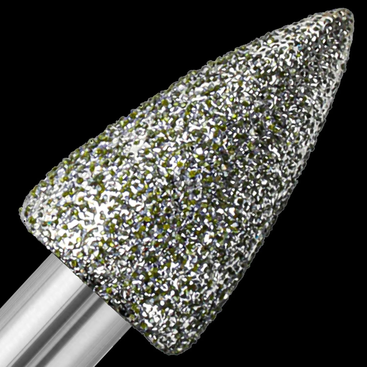 20Pcs 120-Grit Diamond Grinder Bit 1/8" Shank Compatible with Dremel Rotary Tool