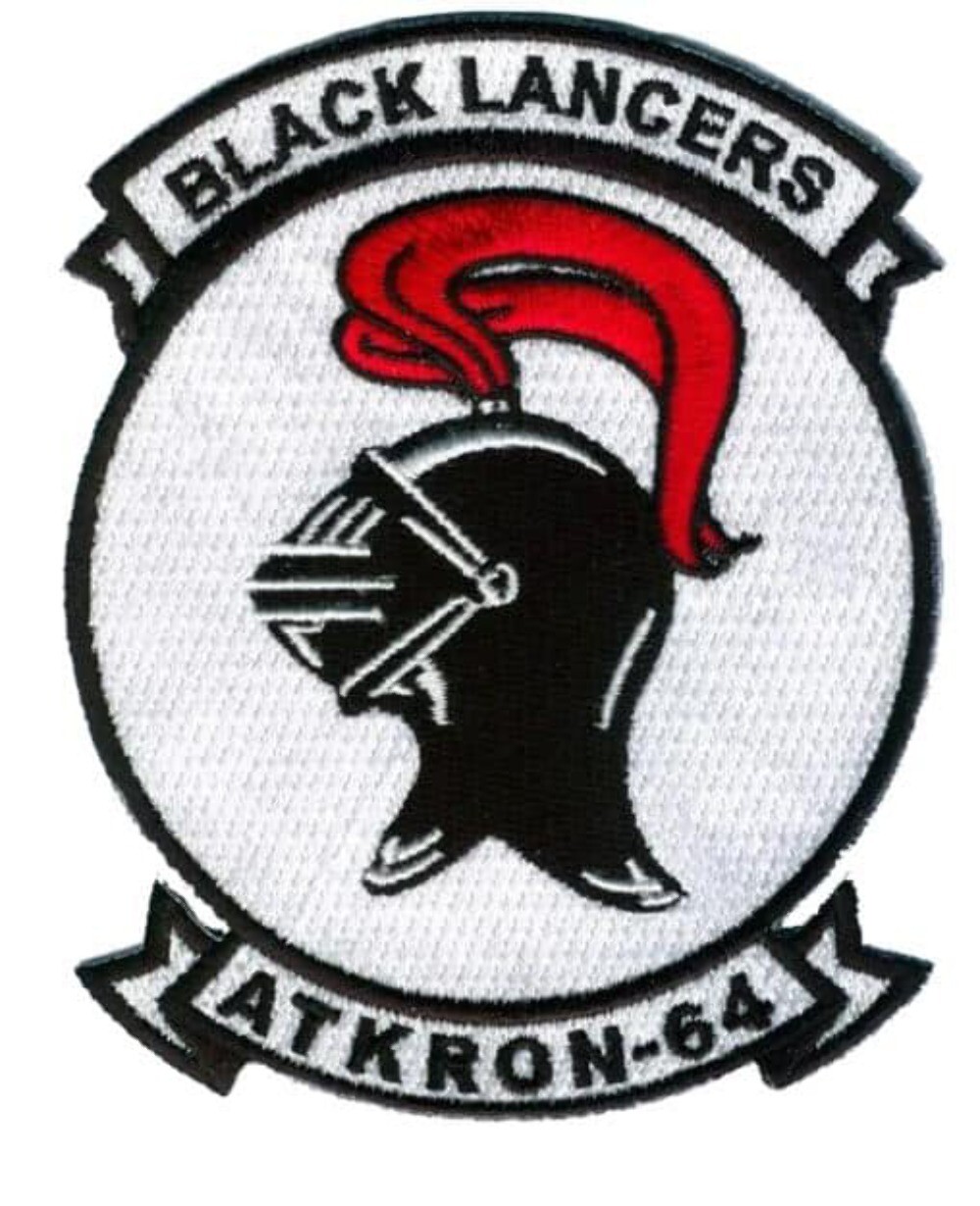VA-64 Black Lancers Squadron Patch – Sew on