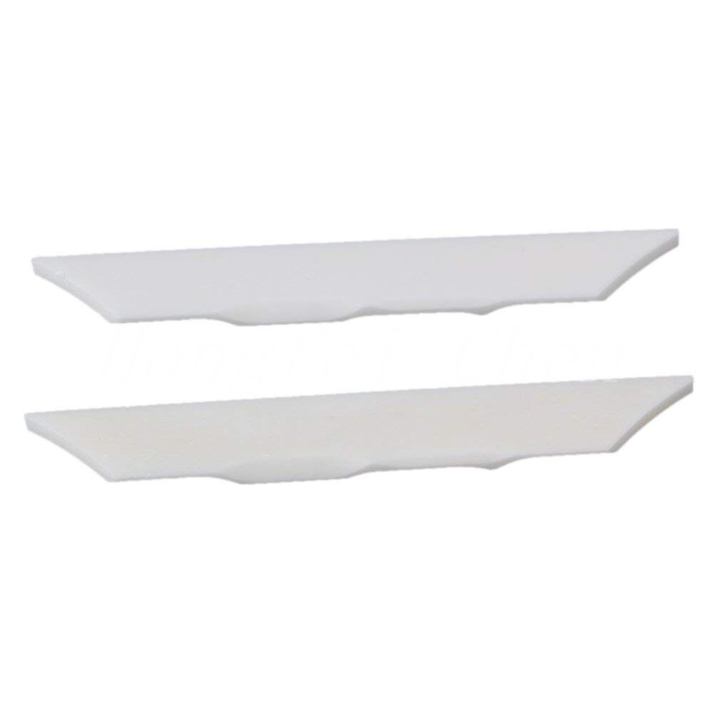 2 x Ukulele Guitar Bone Bridge Saddle Sutiable for Ukulele Guitar 70x3x9mm DJ56