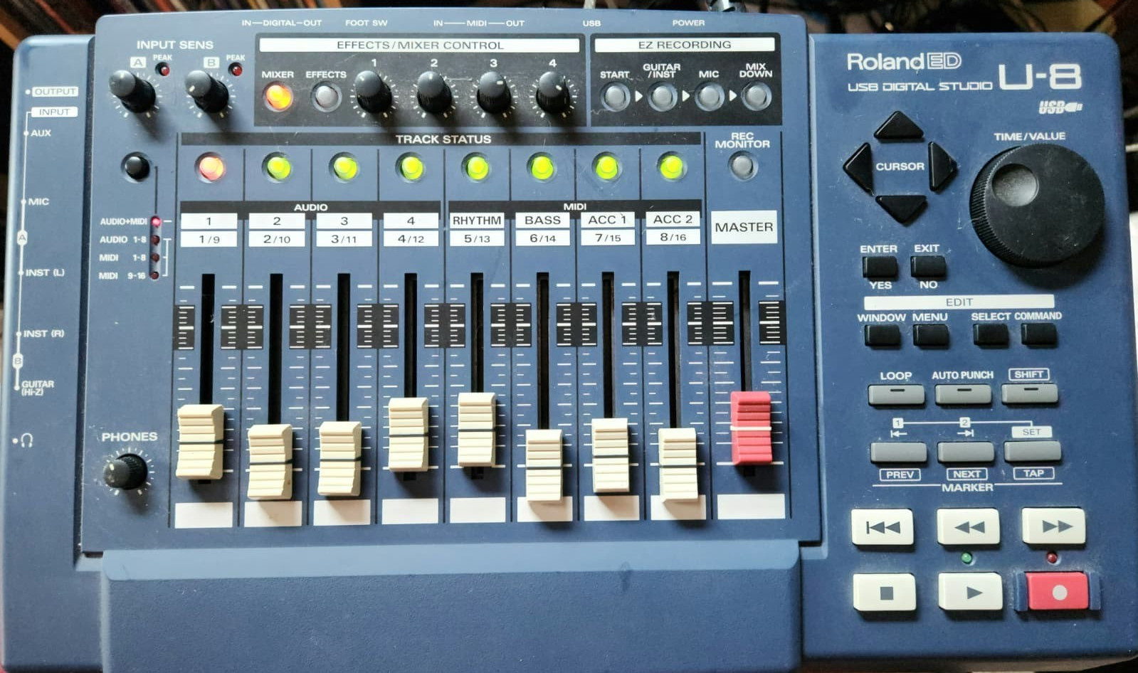 Roland USB digital studio U-8 CW Barely Used