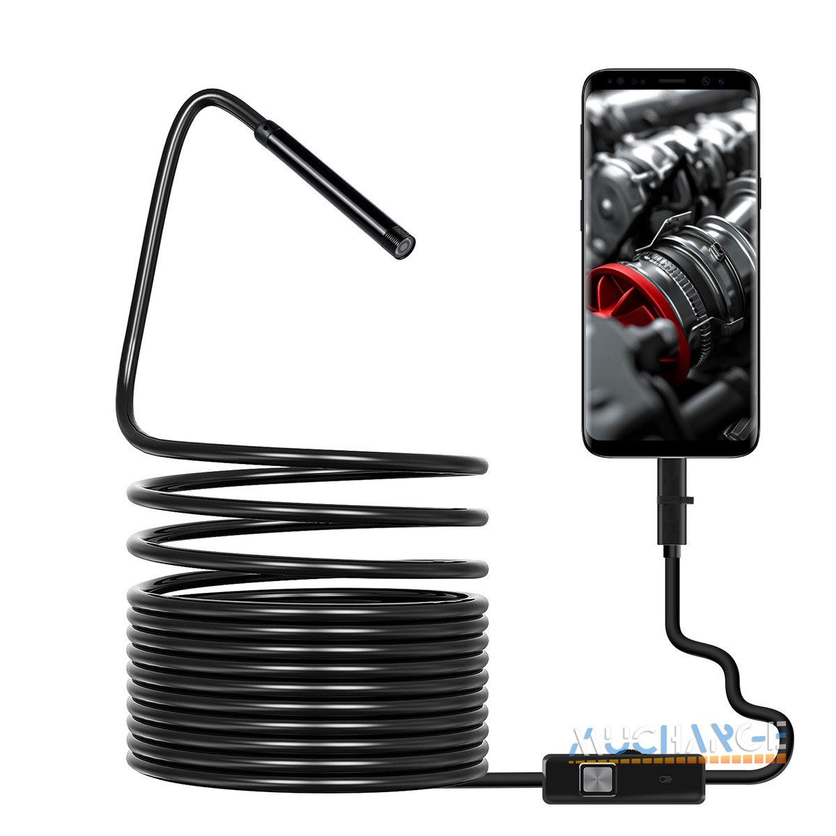 2M/5M USB Borescope Endoscope Flexible Snake Inspection Camera Plug Android PC