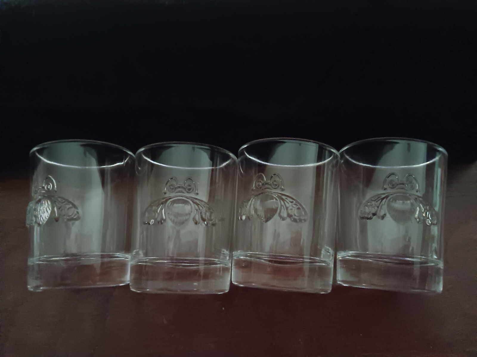Patron Bee Logo 2 Oz Shot Glasses 4-Pk