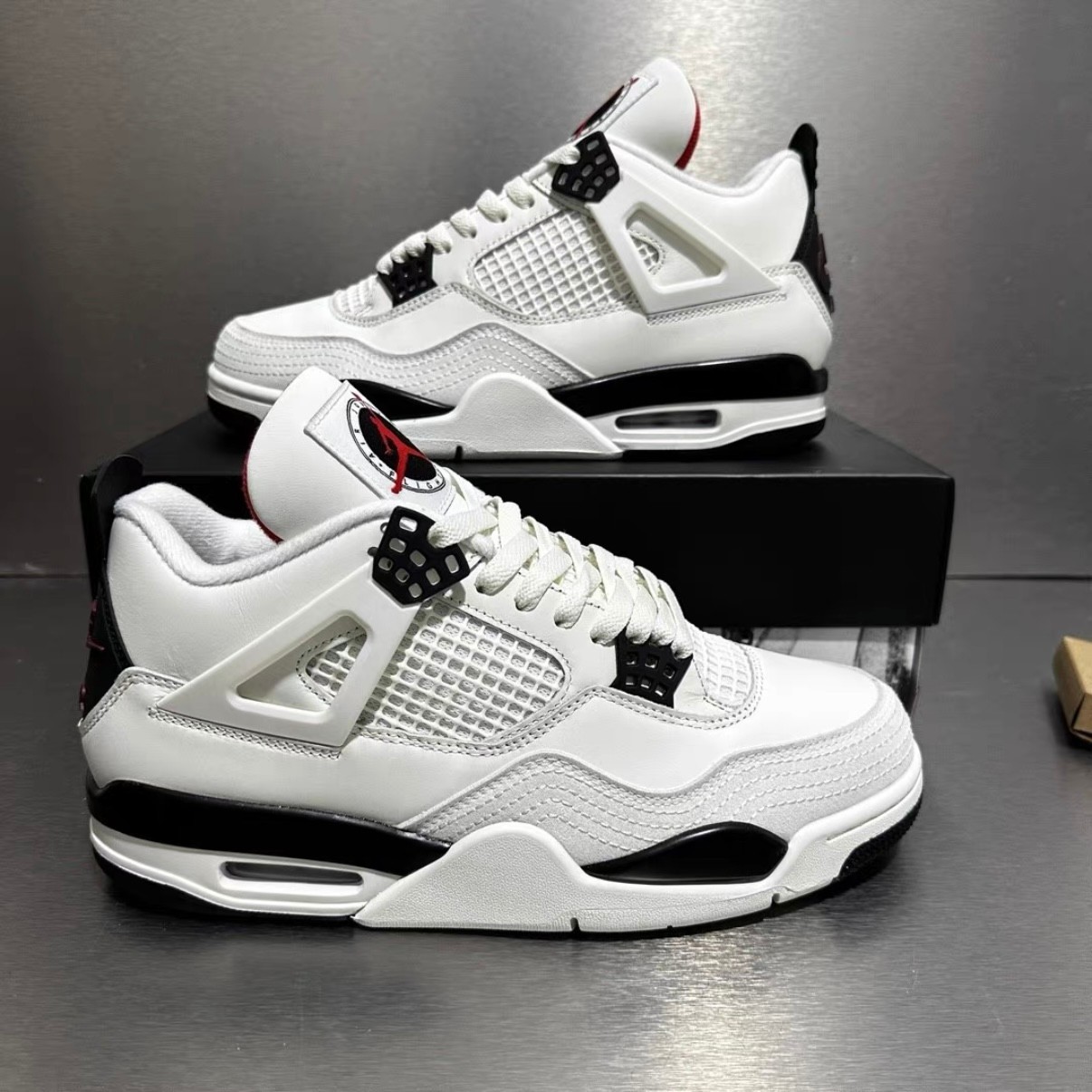 Nike Air Jordan 4 "OG Flight Club" Retro Mid Top Men's Basketball Shoes