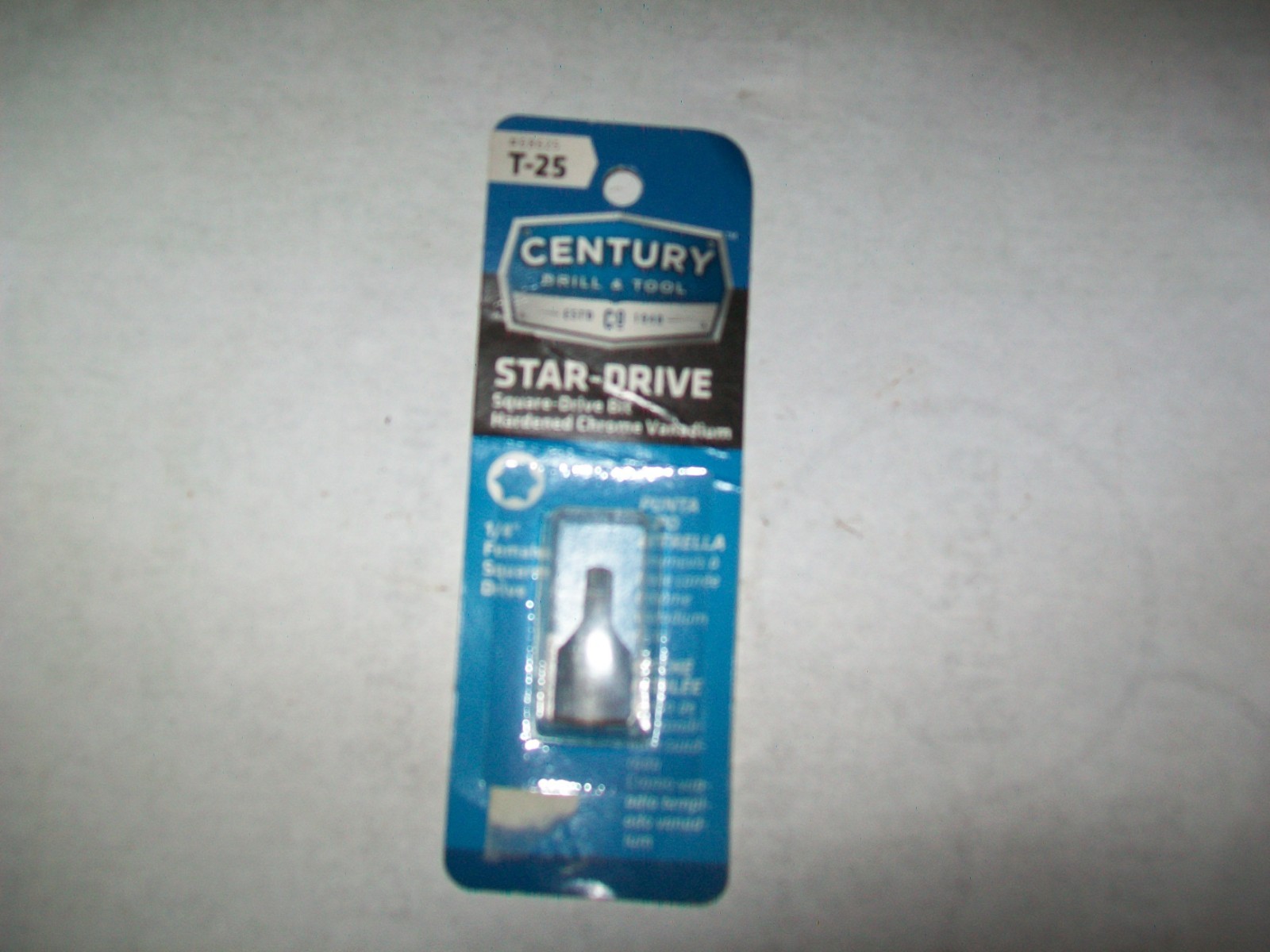 1 of Century Drill & Tool Part # 68625 Star-Drive  1/4 Drive Socket T-25