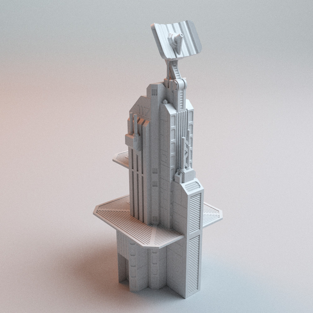 40mm Hope's Reach Sci-Fi Outpost Bundle Comms Tower Landing Pad Scatter 40k