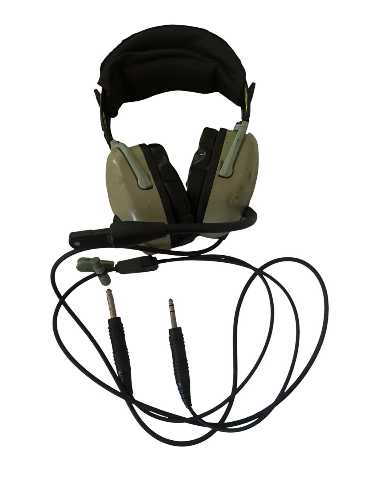 David Clark H20-10 Pilot Aviation Headphones Headset w/ M-7A Microphone [USA]