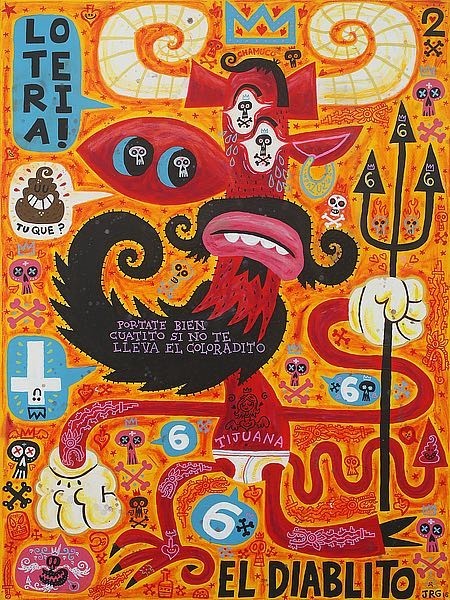 Loteria! Art Print by Jorge R. Gutierrez 9 1/2 x 13" Paper Size New Unframed