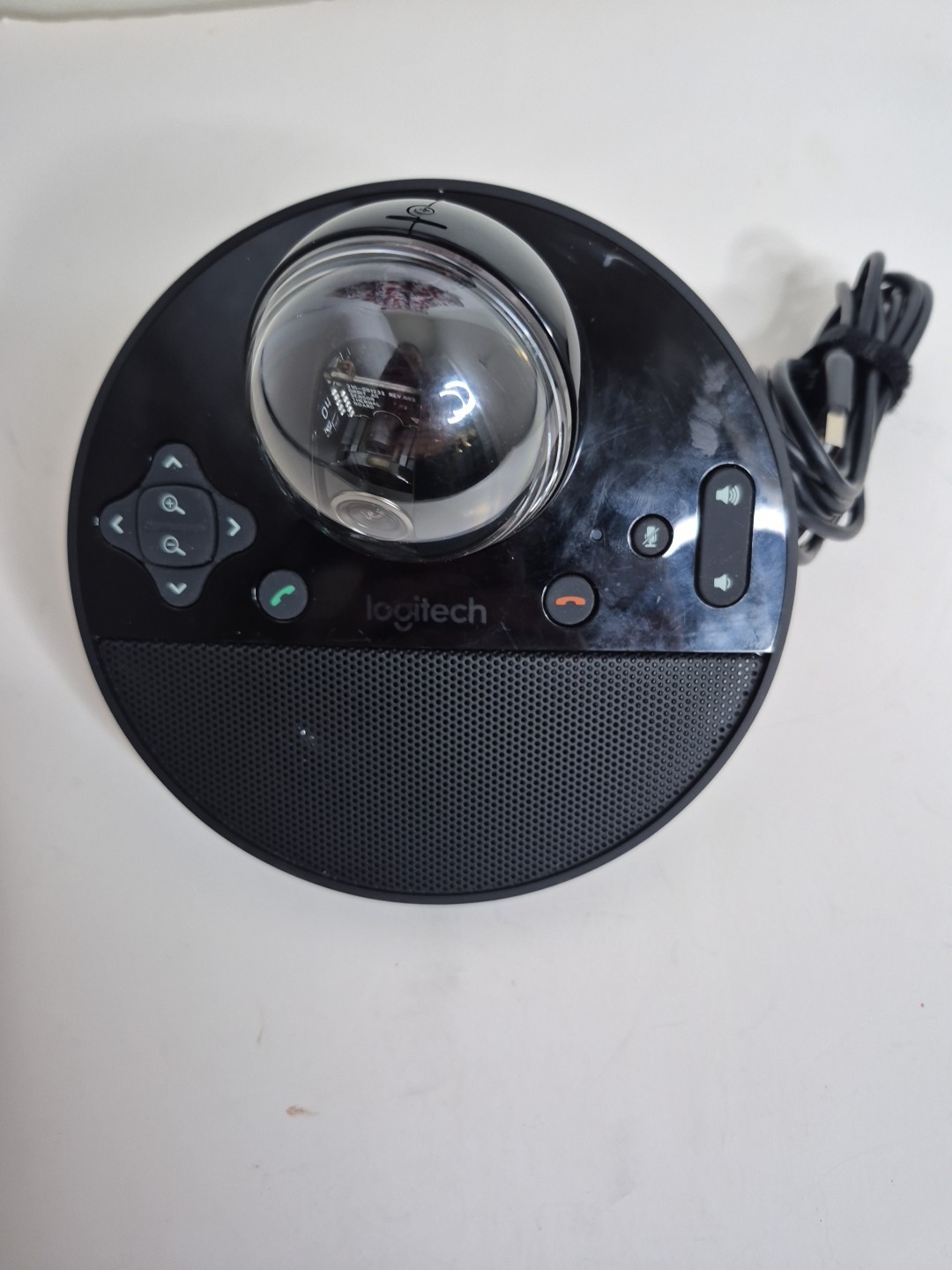 Logitech Video Conference Camera Speaker Phone Orbit Cam NO POWER CORD / REMOTE