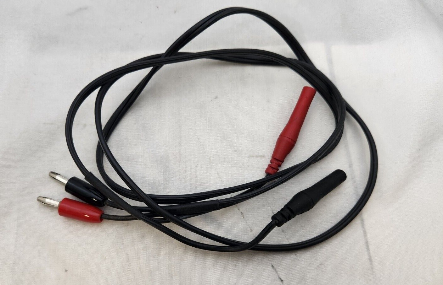 Banana Plug to Safety Banana Plug 3ft Cable MultiMeter Probe 48"
