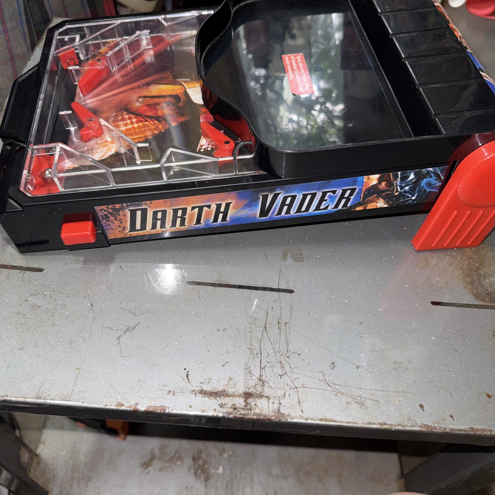2004 Star Wars DARTH VADER Pinball Machine Electronic Talking Tabletob FUNRISE