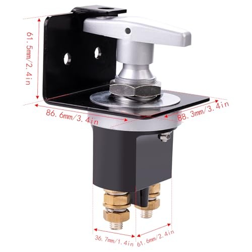 Battery Cut Off Switch 500A High Current 12V-36V Master Battery Disconnect