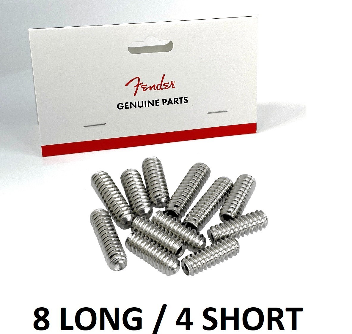 REALFender American Vintage NICKEL SADDLE HEIGHT SCREW Strat Tele Bridge 8 L 4 S