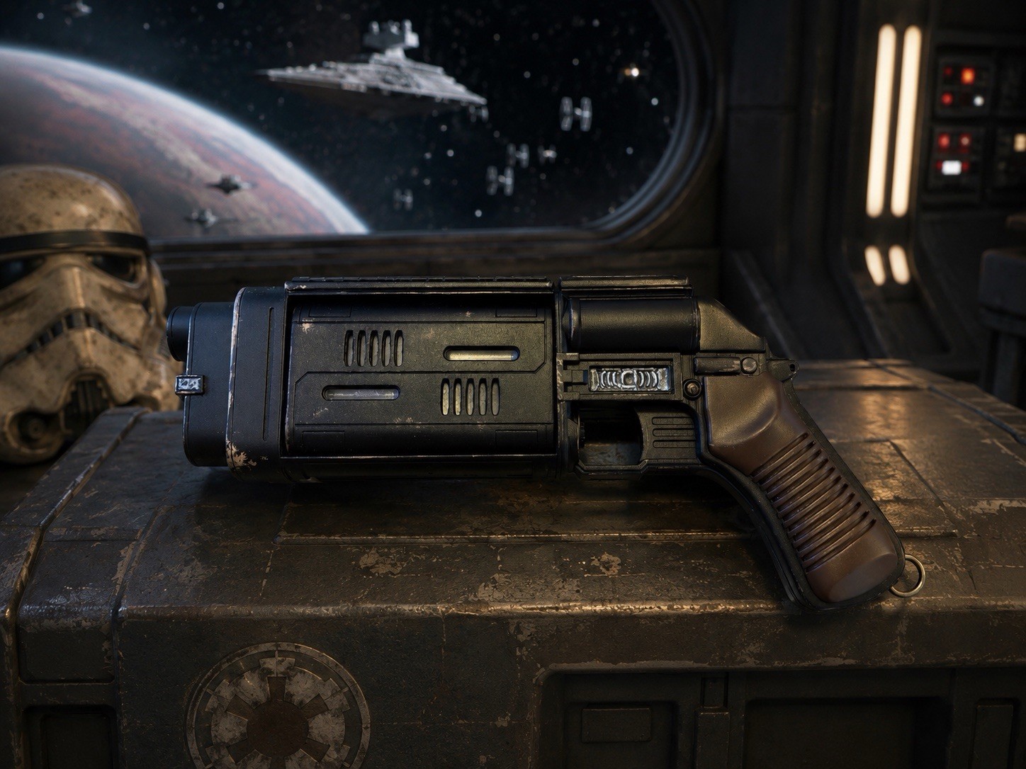 MW-20 Bryar Blaster Andor With Full Electronics rotating barrel Proffieboard.