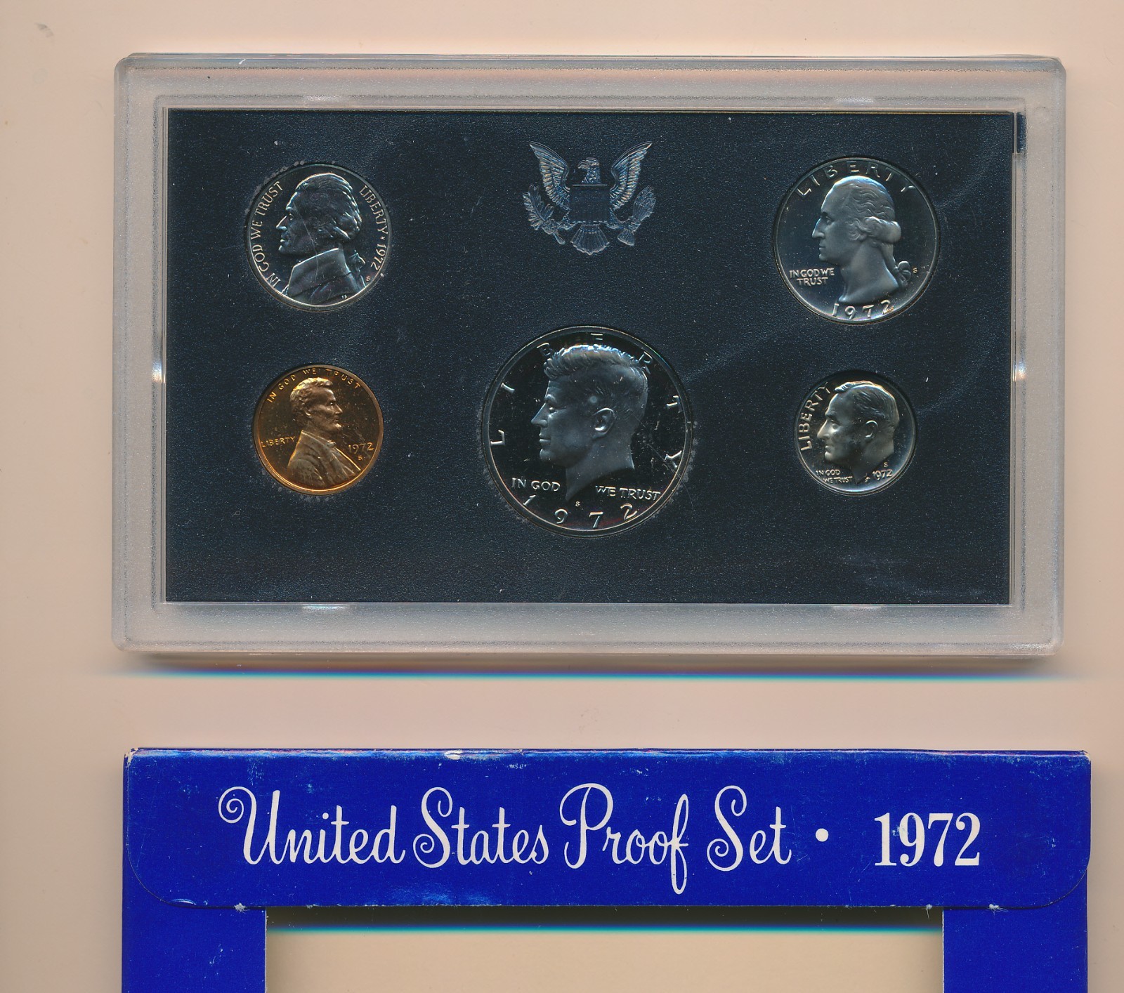 U.S. - 1972-S . PROOF SET - AS ISSUED - #BB