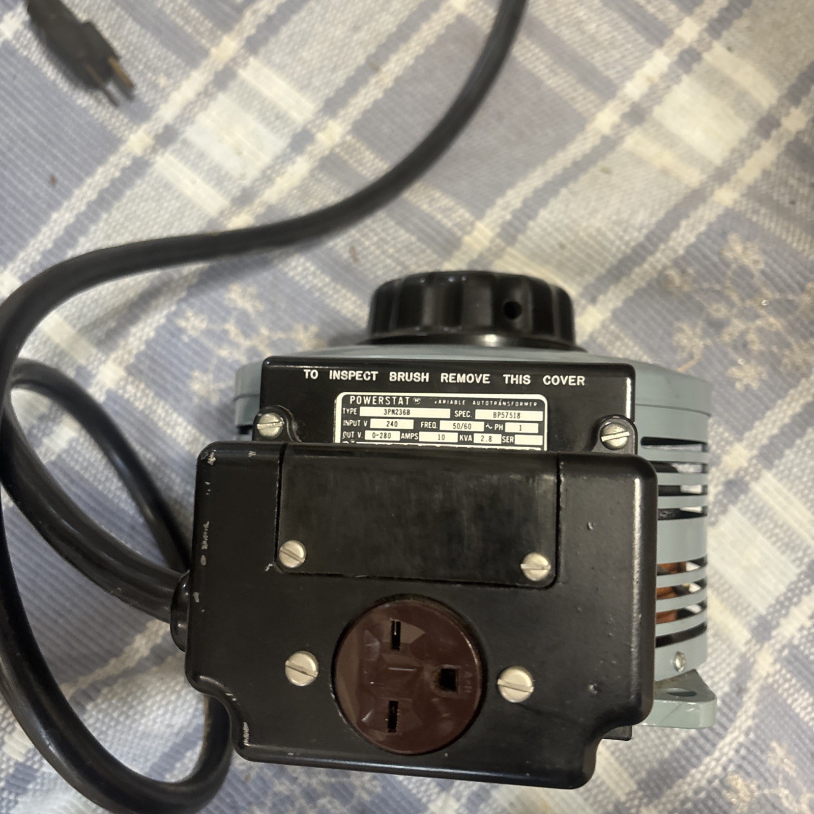 Superior Electric Powerstat variable autotransformer