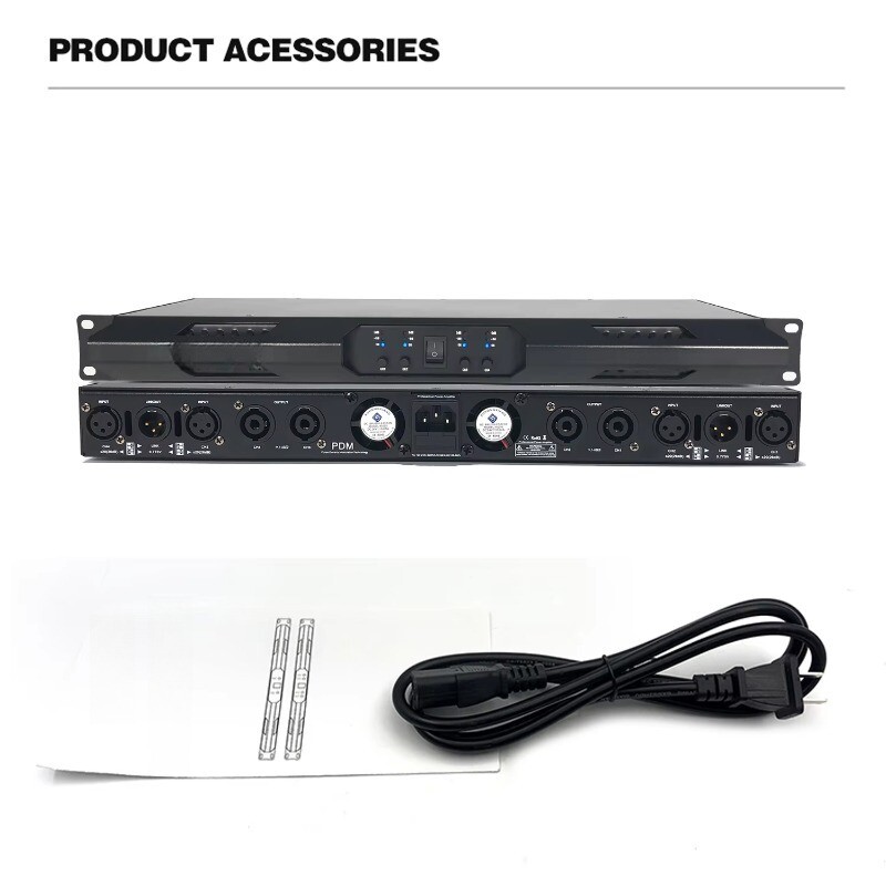 4 Channel Amplifier Professional Class D Digital Power Amplifier for Stage Dj