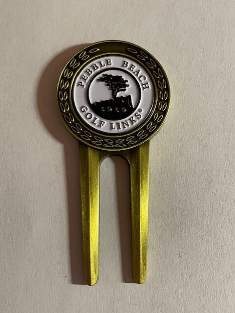 Pebble Beach Golf Links Divot Tool & 1" Coin Golf Marker - Pebble Beach Resorts