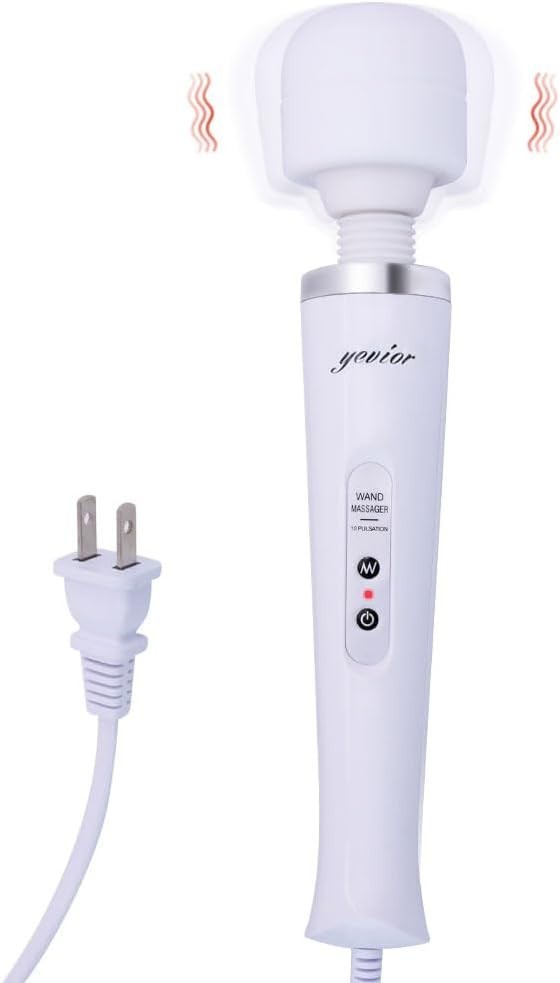Powerful Handheld Massager for Women - 10 Pulse Settings for Total Body Relief