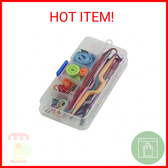 New Basic Knitting Tools Accessories Supplies with Case Knit Kit Lots