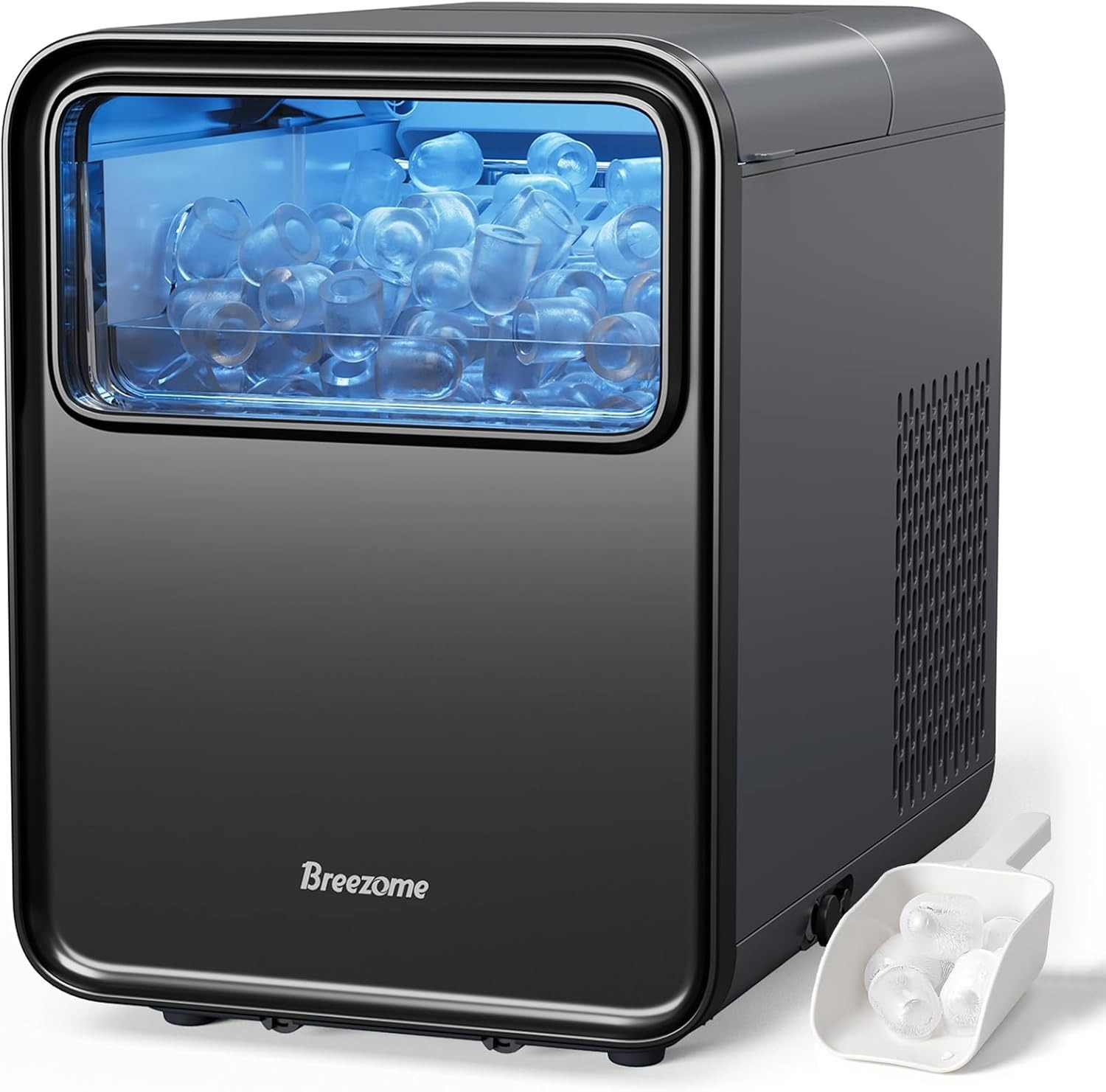 Ice Maker Countertop, Self-Cleaning Ice Machine, 9 Cubes in 6 Mins