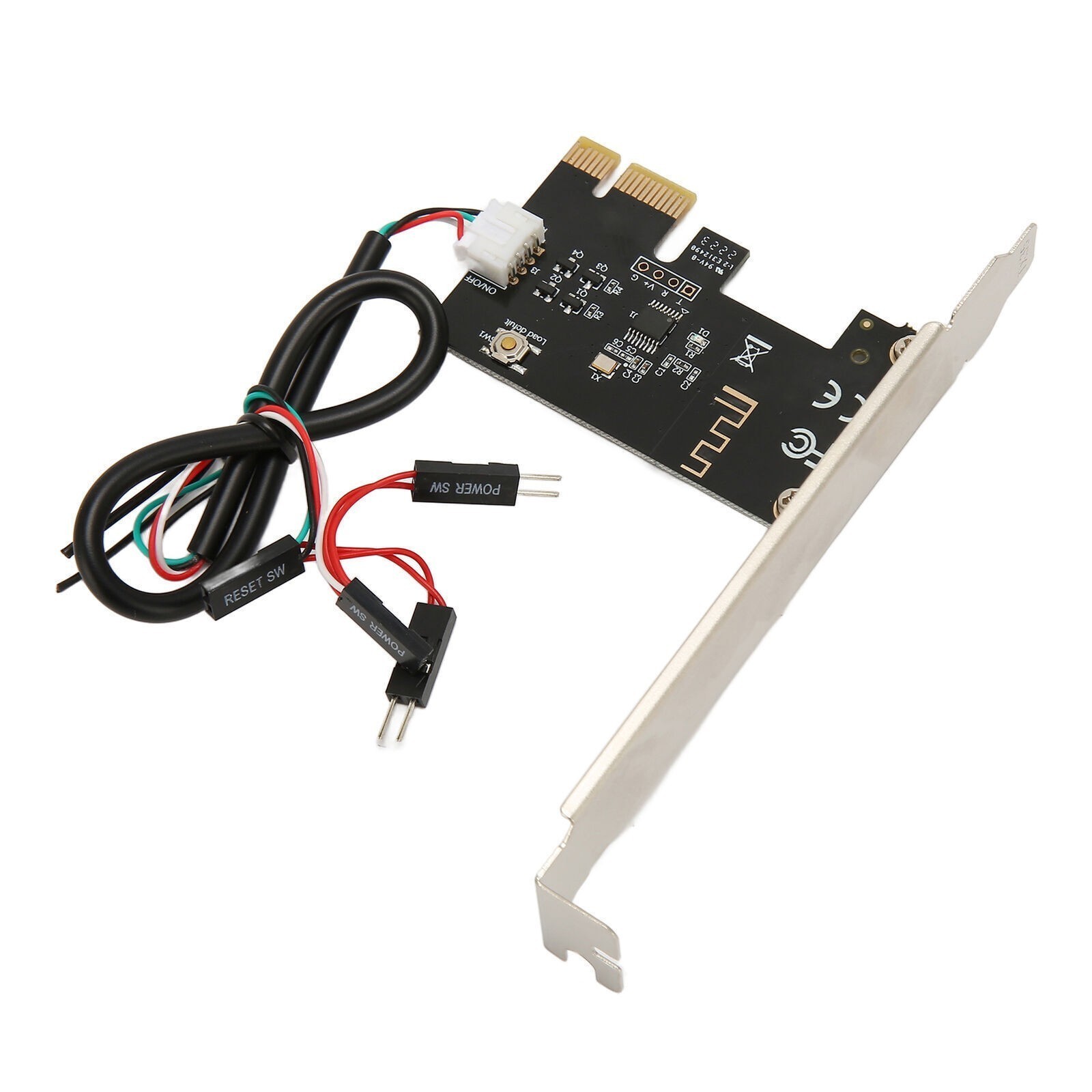 Computer Power Reset Switch PCIE Card Precise Control Thickened Gold Pin APP