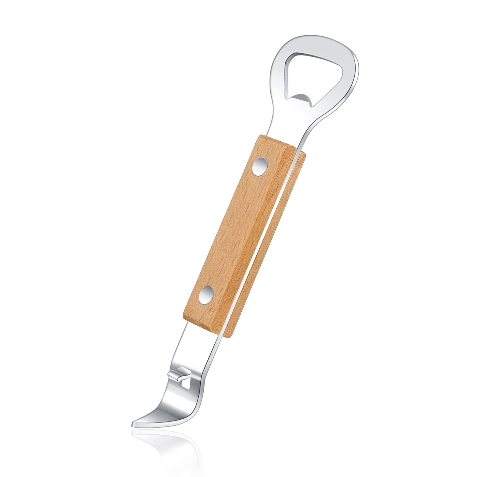 Vethwal Magnetic Can Punch Bottle Opener, Manual 6.1 inches, Burlywood