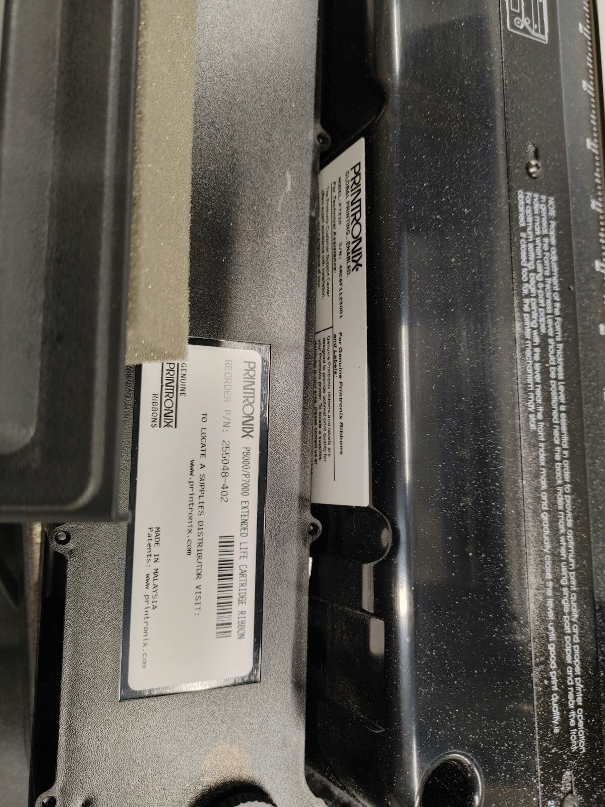 Printronix PSA3 P7210 Cabinet Cartridge Line Matrix Printer