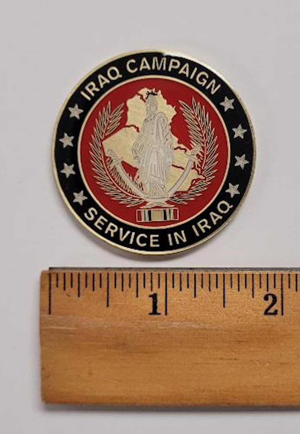 COP Shocker Iraq Service Challenge Coin