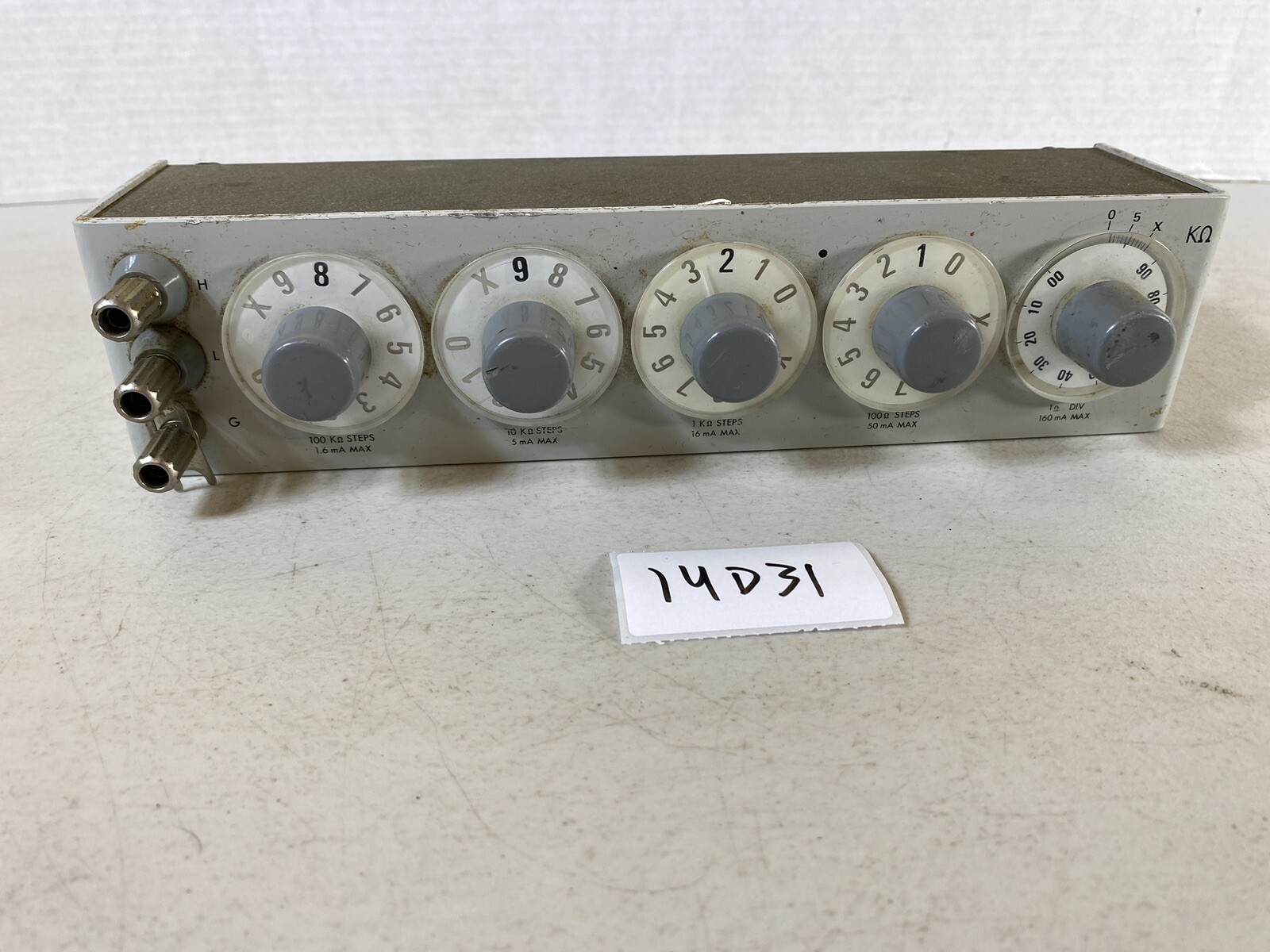 RARE 1434 Decade Resistor General Radio Co. Type 1434-QC Electrical 14D31
