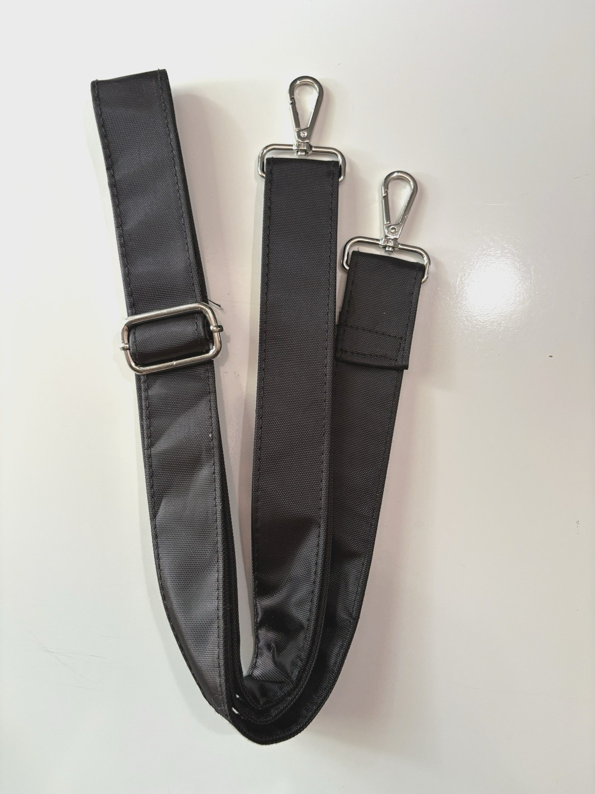"New" Black Nylon Replacement Shoulder Strap 47" Plus extend