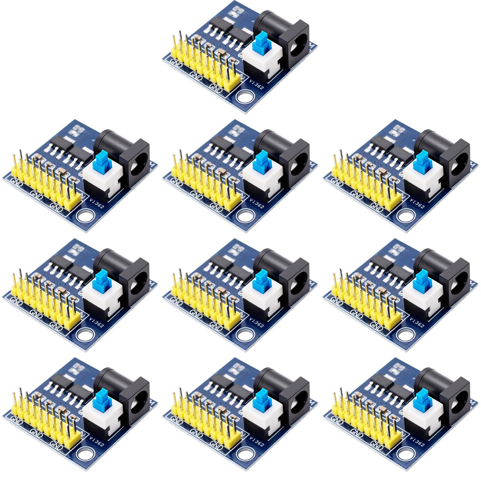10 PCS DCDC Power Modules Converter 12V To 3.3V 5V Output Voltage Regs