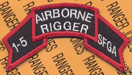 1st Bn 5th Special Forces Airborne Rigger SFGA patch