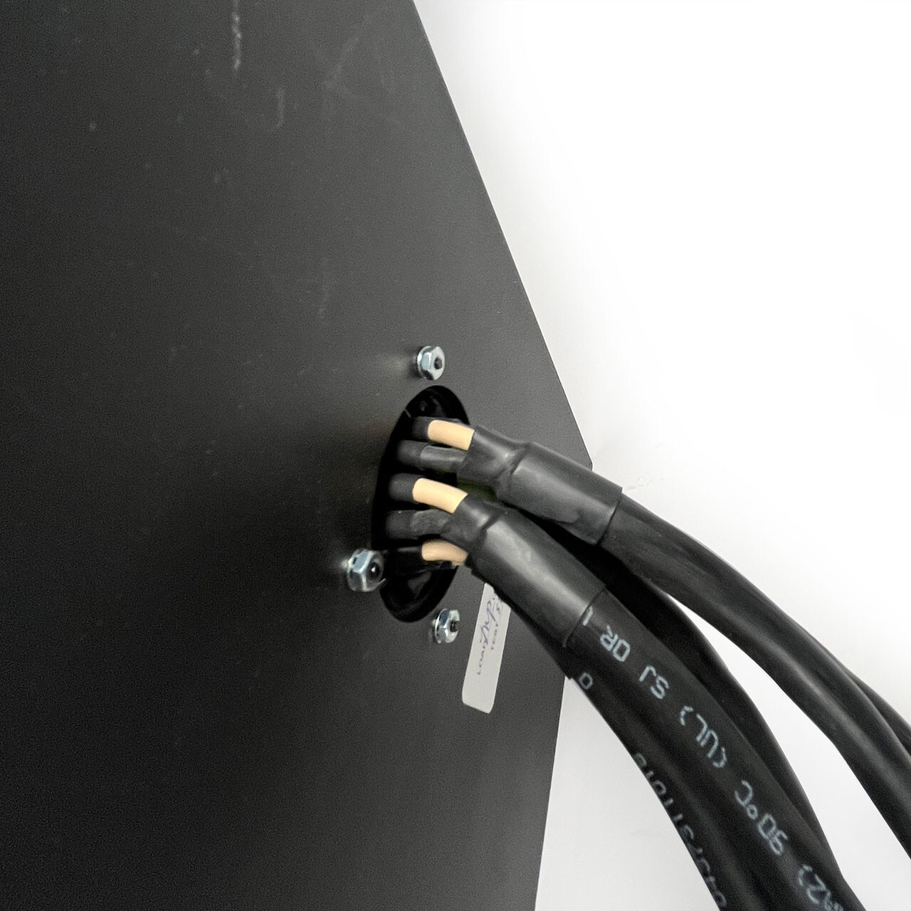 12x12 Plate 19-Pin Female Panel Mount with 1ft Leads and L21-30 Receptacle