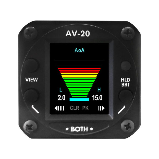 uAvionix AV-20S Multi-Function Panel 2.25" Display. Certified