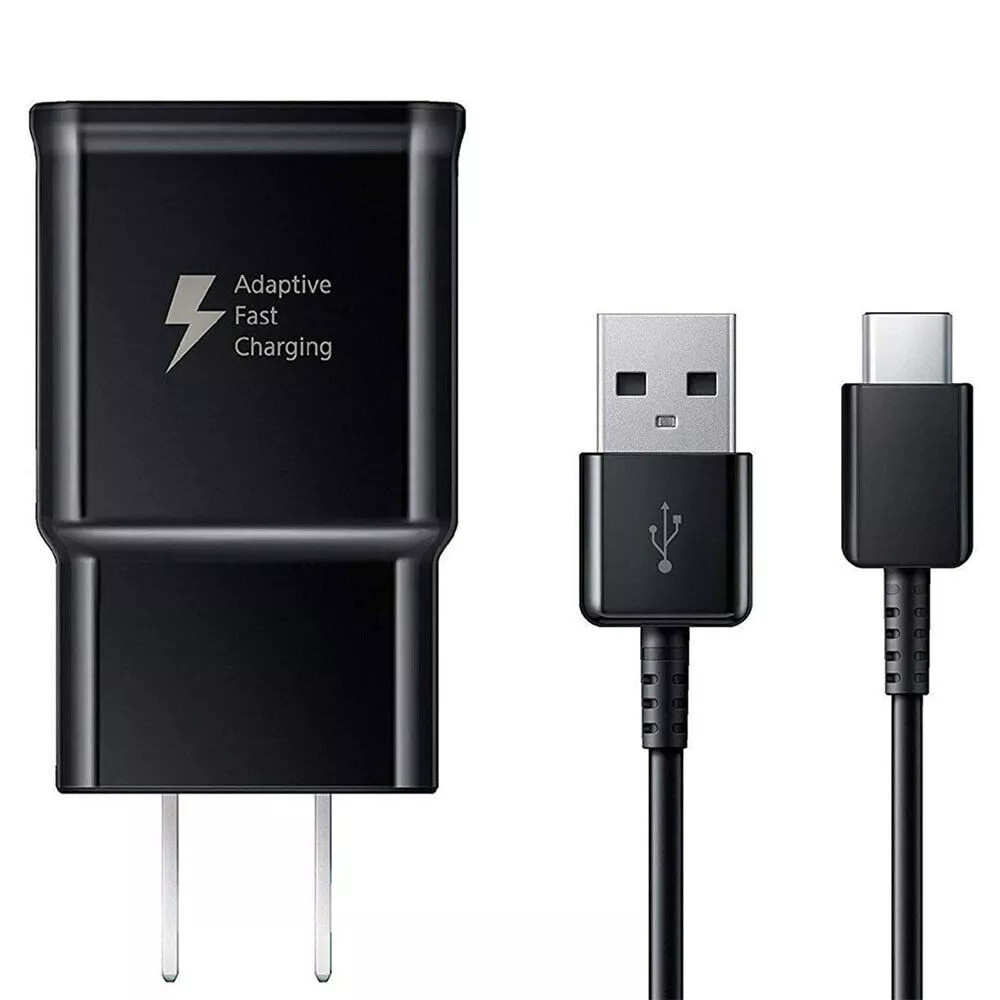 Universal 3FT Type-C Charging Cable Cord + Fast Wall Charger Plug For Samsung