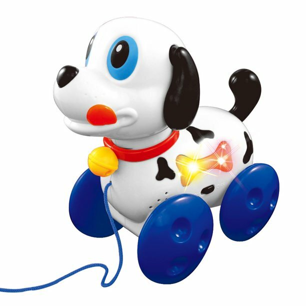 Lightahead Naughty Musical Dog Sound & Light Pulling Toy for Children