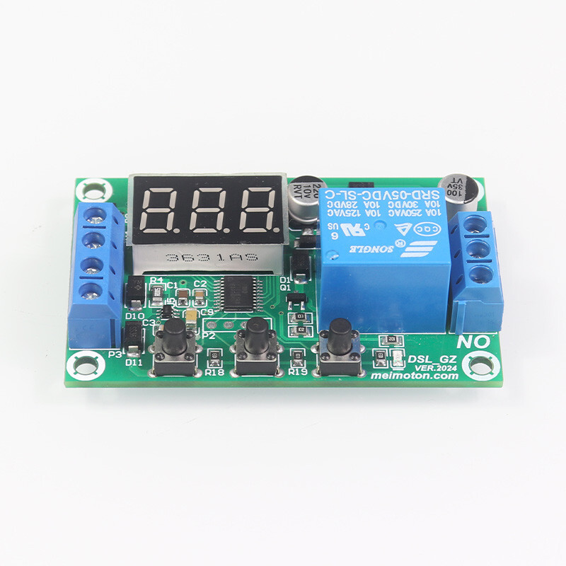 DC Current Detection Relay Module Over-Current Alarm Switch Motor Protecter 10A