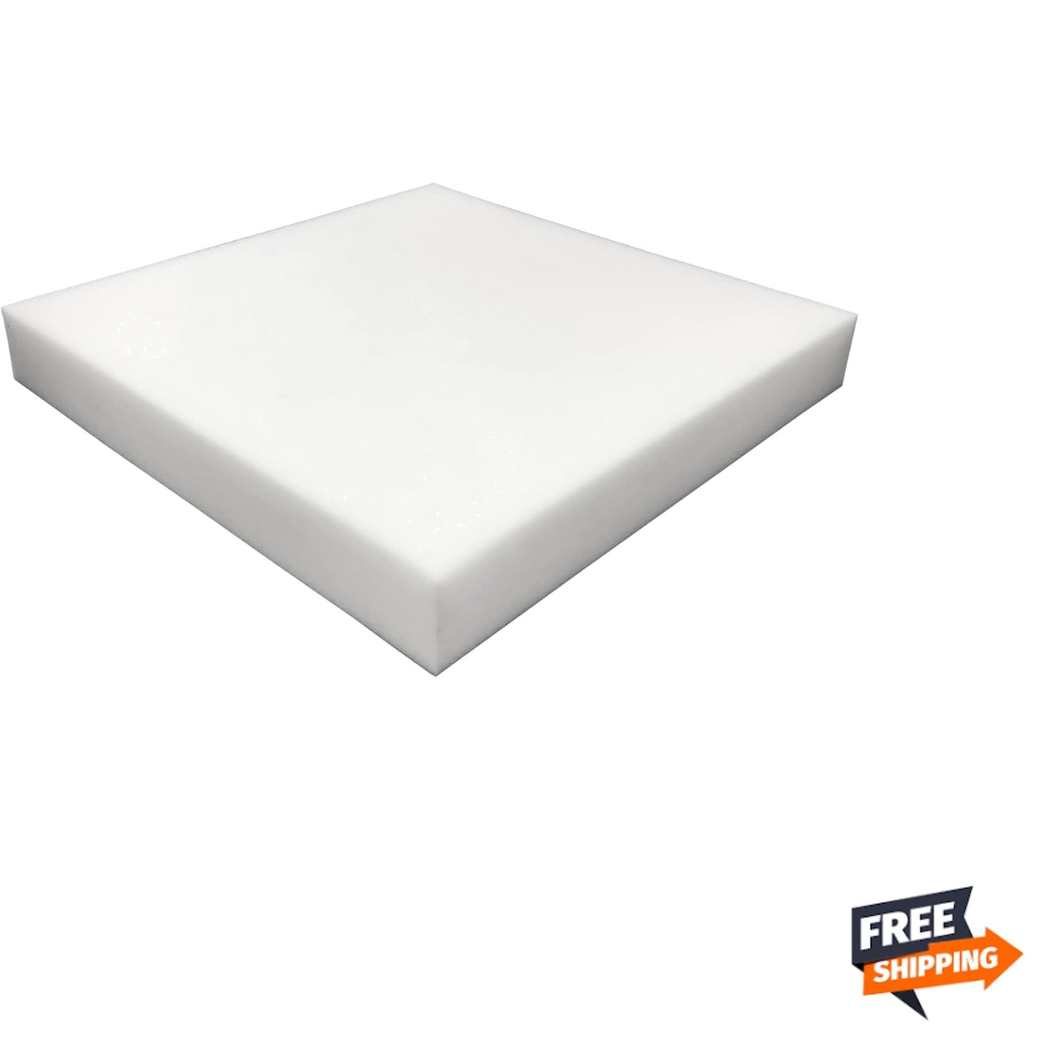 Durable 5" High Density Cushion Foam - Perfect for Chair & Couch Replacement