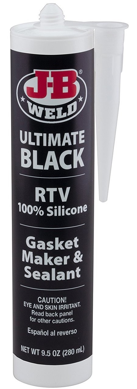 JB Weld 32929 Ultimate Black RTV Silicone Gasket Maker and Sealant - 9.5 oz