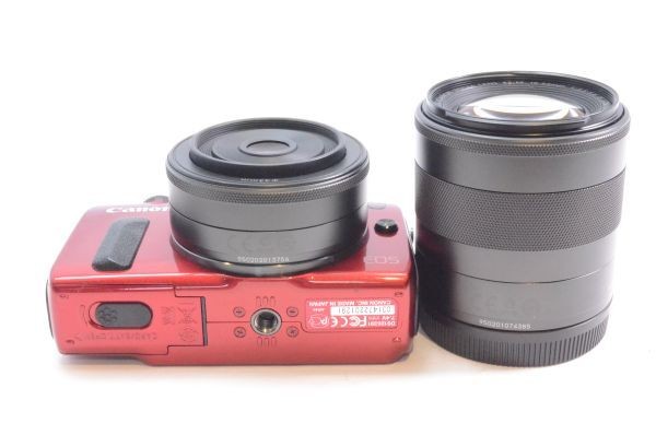 Canon EOS M Double Lens Kit Red #H0042508025A