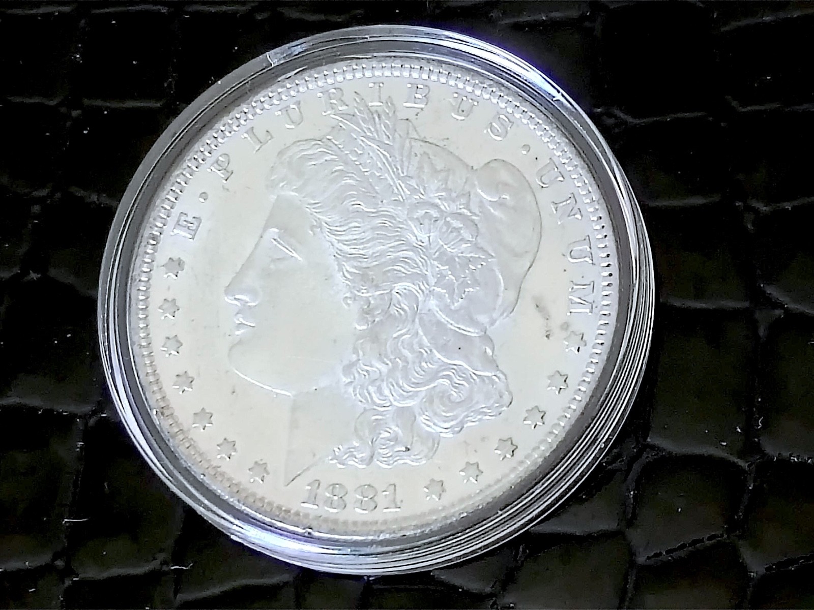 1881 $1 Morgan Silver Dollar in Uncirculated+ Condition