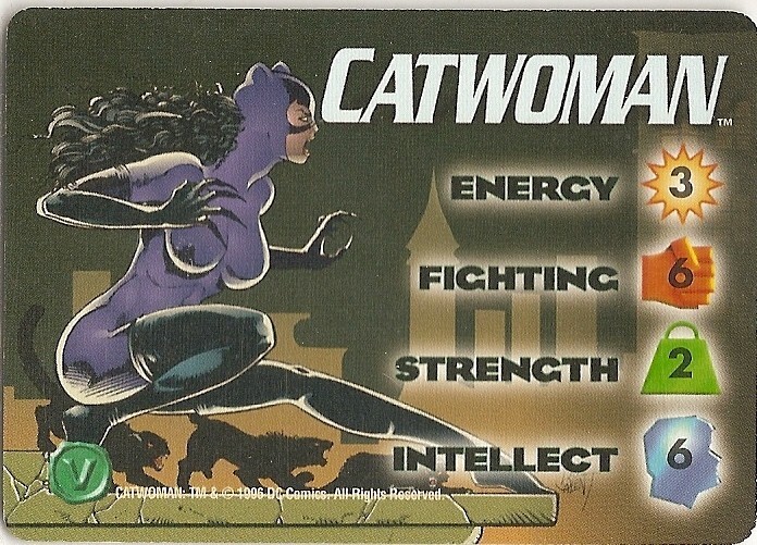Marvel OVERPOWER DC Catwoman character - Rare