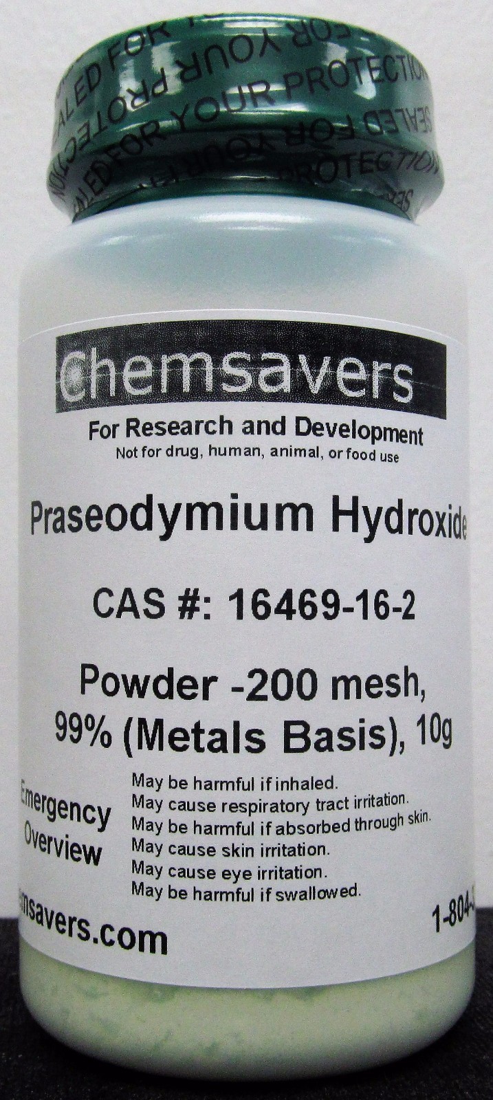 Praseodymium Hydroxide, Powder -200 mesh, 99% (Metals Basis), 10g