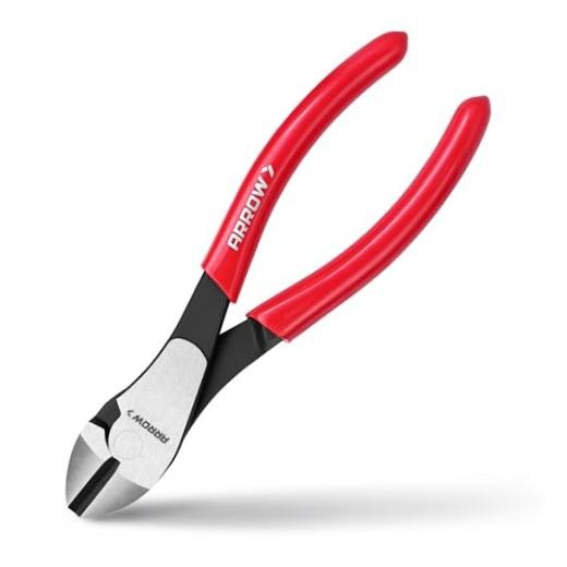 ARROW 7" High Leverage Diagonal Cutting Pliers, Heavy Duty Wire Cutters 7 INCH