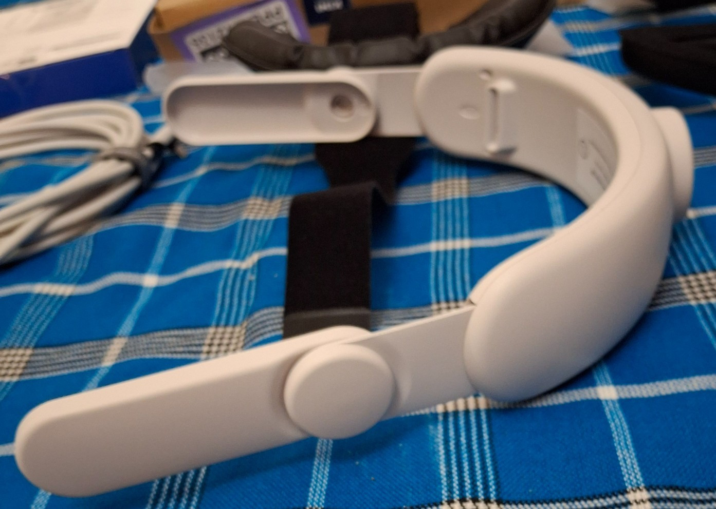 KIWI Oculus Quest 2 Accessories Bundle Lot Comfort Head Strap VR Cable Face Pad