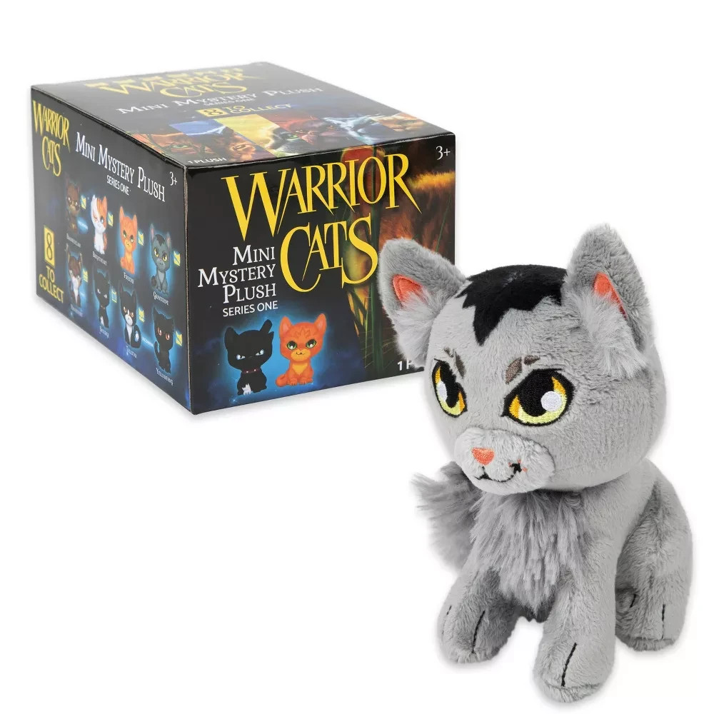 Warrior Cats 6 Inch Mini Mystery Plush Graystripe Series One NEW Open Box