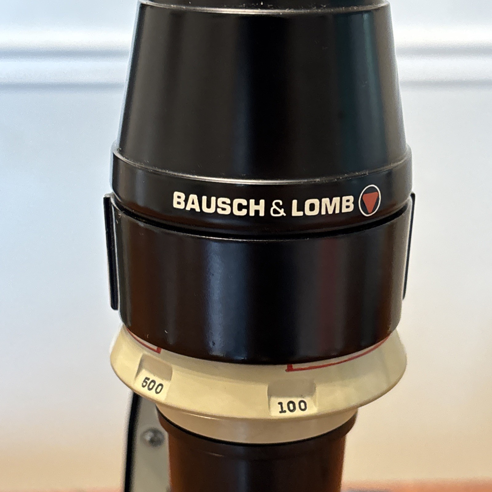 Bausch & Lomb Microscope Vintage 100-500x Lighted Working